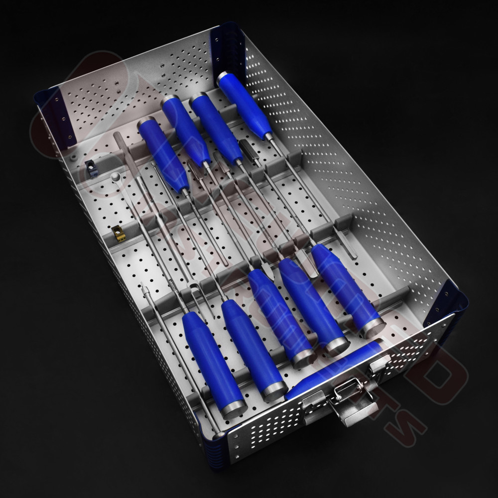 Lumbar Titanium Cage Set, Orthopedic Sets | New Med Instruments